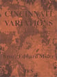 Cincinnati Variations Concert Band sheet music cover